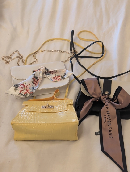 Handbags - 3 stylish fun cross bags.
